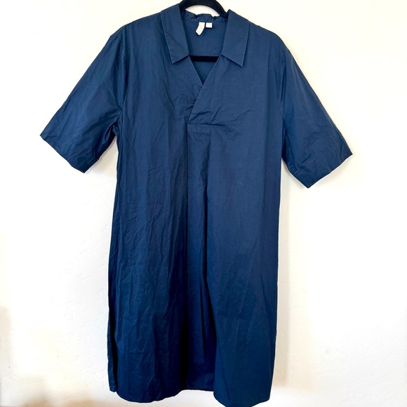 ASOS Navy Blue T-Shirt Dress Size 6 - Picture 1 of 11